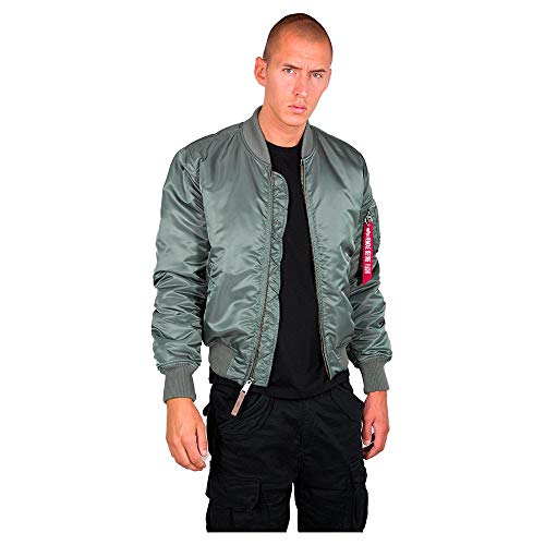 Alpha Industries Herren MA-1 VF 59 Bomberjacke, Vintage Green, L