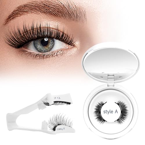 Higu clace Magnetische Wimpern,Magnet Wimpern Ohne Eyeliner,Magnetische Wimpern mit Applikator,Wimpern Magnetisch Natürlicher Look,Kein Kleber erforderlich Wimpern Magnetic(KIT-12A)