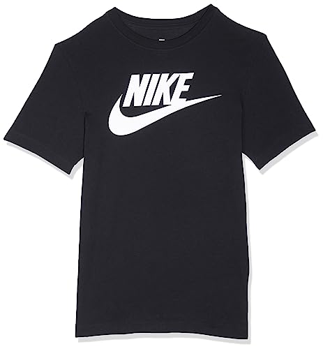 Nike Herren T-Shirt Sportswear Futura Icon, Black/White, L, AR5004-010