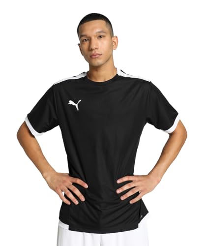 PUMA Herren Teamliga Jersey Shirt, Black White, 3XL EU