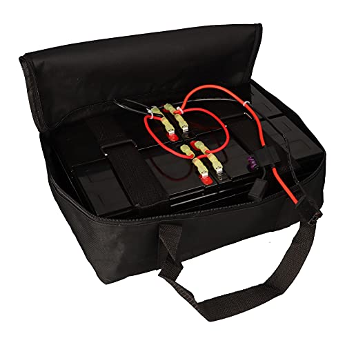 Akkusatz für Mach1 48V Akkupack Elektro Scooter 4X 12Volt 15Ah Akku + Tasche Plug & Play kompatibel Mach1 SXT MZ Charly