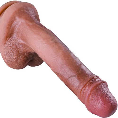 Dovadi 21CM Platin-Silikon Dildo Sex Spielzeug für Frau Paare Männer Ultra-realistische Umania DynaVigor Saugnapf, Umania DynaVigor die Männer Frauen
