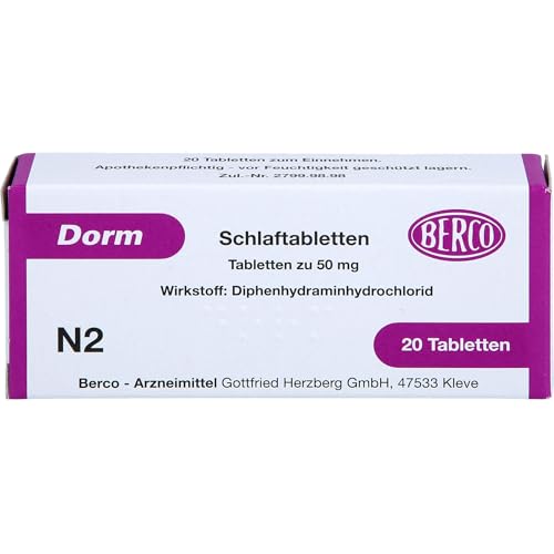 BERCO DORM Tabletten - 20 St Tabletten 01580867
