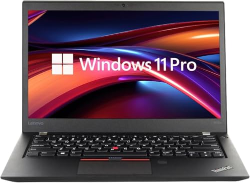 Lenovo Thinkpad T470s Business Laptop, 14 Zoll FHD (1920x1080), Intel Core i7-7500U, 16 GB RAM, 512 GB SSD, QWERTY Tastatur, Windows 11 Pro (Generalüberholt)