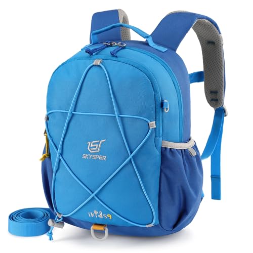 SKYSPER Kinderrucksack 9L Wanderrucksack Kinder mit Brustgurt für Jungen & Mädchen Perfekt für Kindergarten, Outdoor & Wandern
