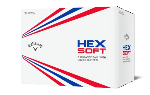 Callaway Hex Soft Golfball 24-Teilig, Weiß