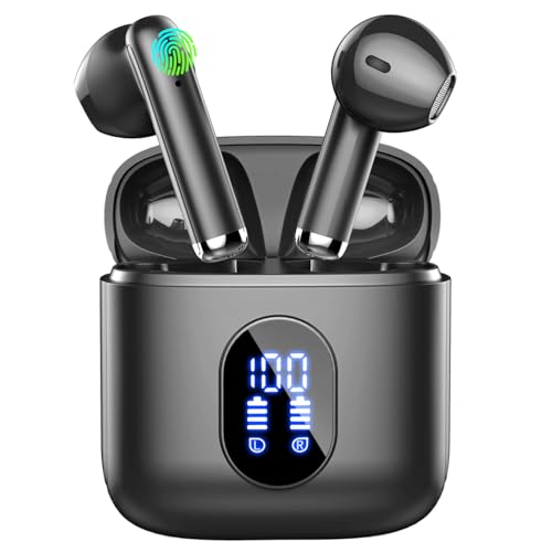 Bluetooth Kopfhörer, Kopfhörer Kabellos Bluetooth 5.4 In Ear Kopfhörer, 2025 Kabellose Kopfhörer mit 4 ENC Mic, Noise Cancelling Earbuds 36Std Tiefer Bass, USB-C, IP7 Wasserdicht Ohrhörer Sport Gym