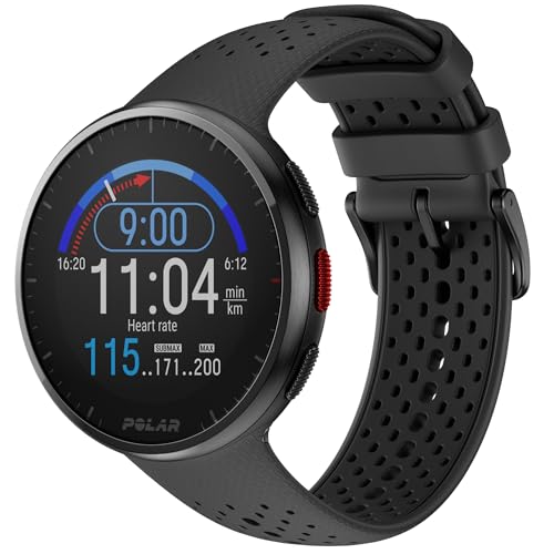 Polar Pacer Pro – Moderne GPS-Sportuhr, Pulsuhr, Smartwatch für Männer und Frauen, Laufuhr Training, Schlafüberwachung und Activity Tracker, Carbon Grey, S-L