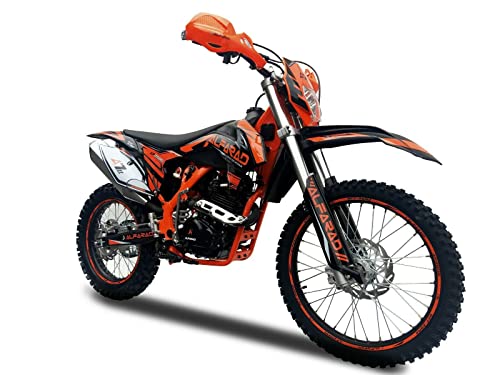 RV-Parts 250ccm Dirtbike Vollsross Enduro Pitbike Crossbike Cross 20,5 PS 21/18 Zoll Orange