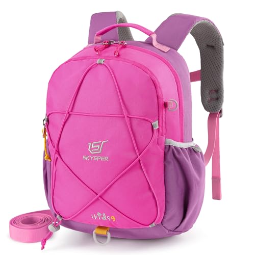 SKYSPER Kinderrucksack 9L Wanderrucksack Kinder mit Brustgurt für Jungen & Mädchen Perfekt für Kindergarten, Outdoor & Wandern