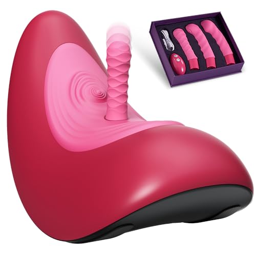 Sexmaschine für die Frau Drahtlos Sexspielzeug für Frau solo und Paare mit Fernbedienung Dildo Maschine mit 3 Aufsätze für Thrusting Tapping Vibrating Fickmaschine mit Klitoris Stimulator für Sie