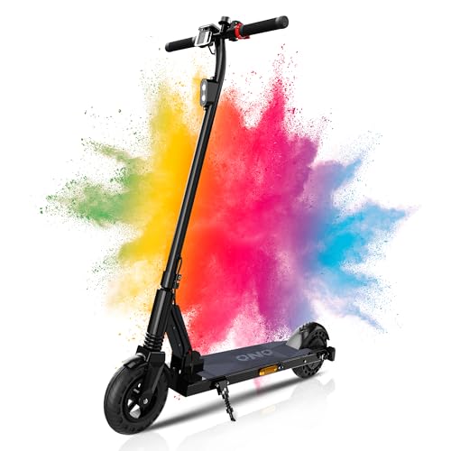 QnQ E Scooter, 2025 8 Zoll Faltbarer Roller, 500 W/20 km/h Motor, 15 km Reichweite, pannensichere Wabenreifen, Kinder und Jugendliche.