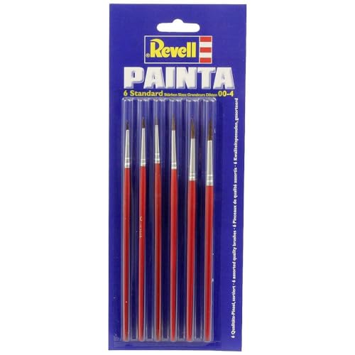 Revell 29621 - Pinselpalette Standard, 6 Stück