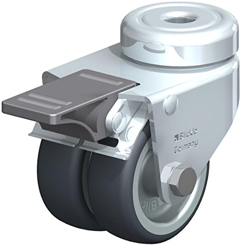 BLICKLE DOPPEL-LENKROLLE RÜCKENLOCH FESTSTELLER LMDA-TPA 50G-FI MIT GLEITLAGER DURCHMESSER 50 mm