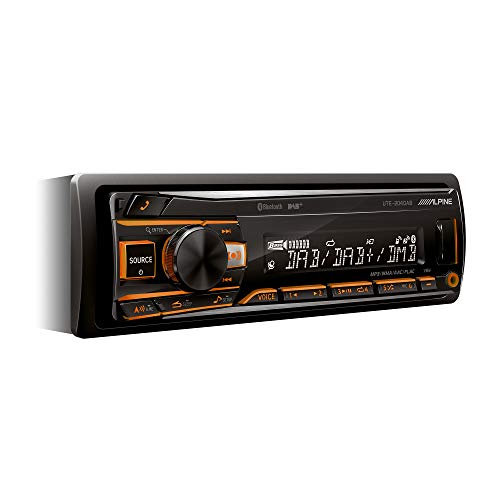 UTE-204DAB - Digitalradio mit DAB+ und Bluetooth, Schwarz (RGB Beleuchtung)