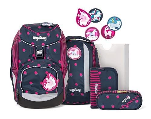 ergobag Unisex-Kinder Pack-Set Rucksack Mehrfarbig (Shoobi Doobear)