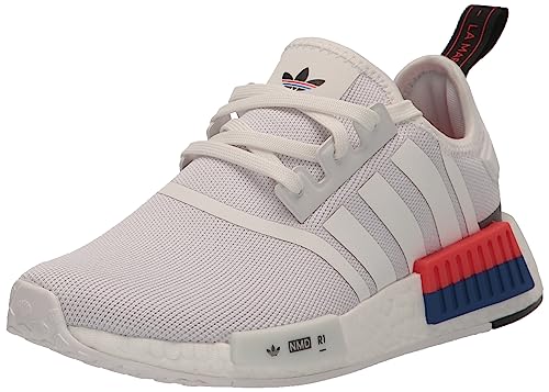 adidas Originals Men's NMD Sneaker, White/Black/Bright Red, 6
