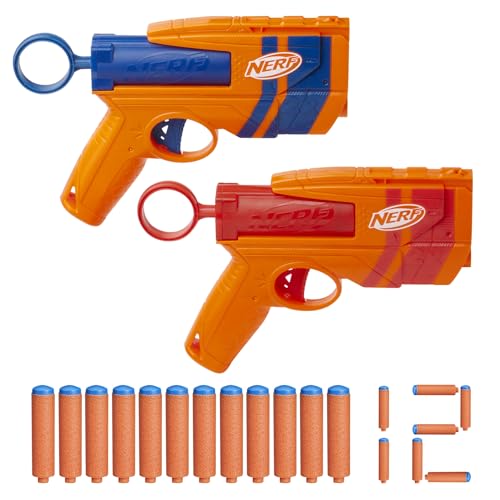 Nerf N Series Duo Pack Dart-Blaster and 12 N1 Darts, mit 12 Darts für spannende, Aber sichere Zweikämpfe, große Reichweite und Präzision, Spielzeug für Kinder ab 8 Jahren