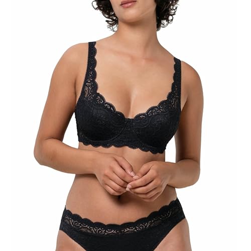 Triumph Damen Amourette 300 WHP Full Cup BH, Schwarz, Gr. 85B (Brand size: 38B)