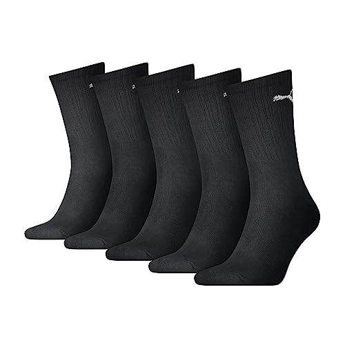 PUMA Unisex Crew Socken, Schwarz, 47-49 EU
