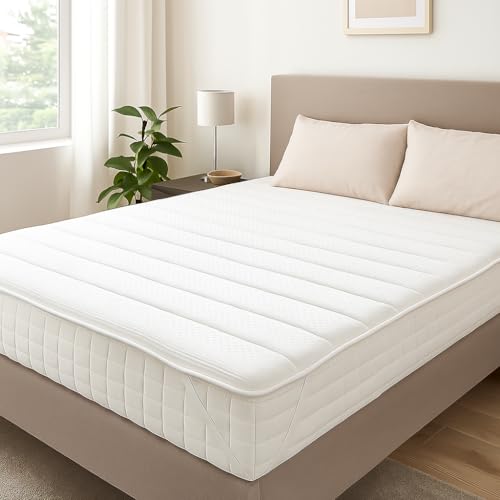 DREAMSTAR Topper 120x200cm mit Schaumkern | atmungsaktiver Matratzentopper mit 4 Eckgummis | Bequeme Matratzenauflage für Boxspringbetten, Schlafsofas, Wohnwagen, Camping | Öko-Tex Zertifiziert