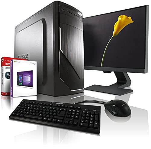 Komplett PC Intel i7 Allround/Multimedia Computer mit 3 Jahren Garantie! | Intel Core i7® 4770 8 Threads, 3.90 GHz | 16 GB | 512 GB SSD | USB 3.0 | Win11 Pro | 24