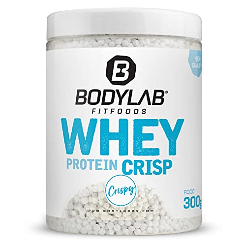 Bodylab24 Whey Protein Crisp 300g, Eiweiß-Crispies aus hochwertigem Whey Protein Isolat, für die Extraportion Eiweiss, ideal zu Joghurt, Quark, Müsli oder Salat