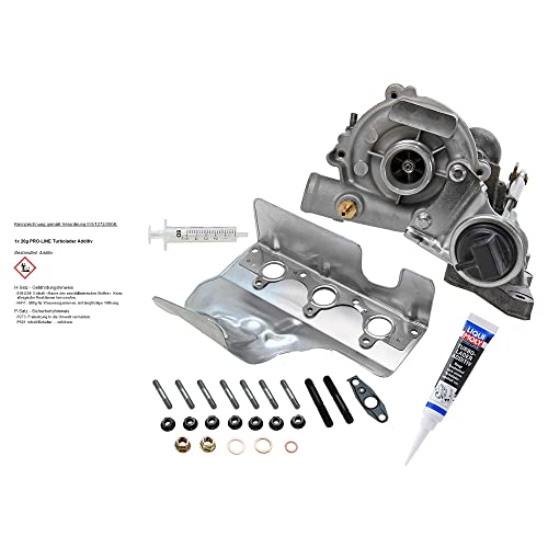 ATEC Germany 1x Turbolader, inkl. Montagesatz, 1x Additiv zur Turbolader - Erstbefüllung, Kompatibel mit SMART CABRIO (450), CITY-COUPE (450), CROSSBLADE (450)