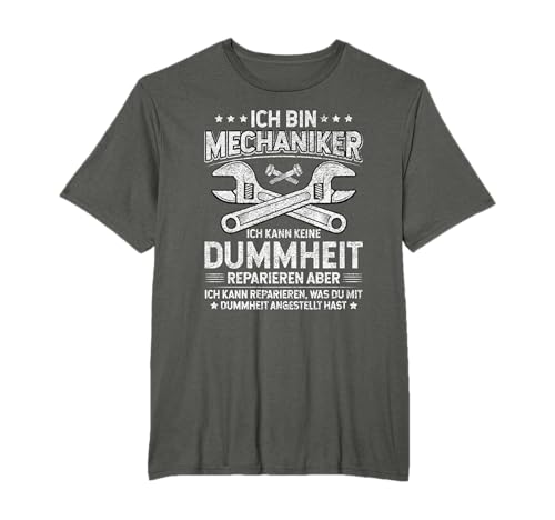 KFZ Mechaniker Spruch Mechatroniker Arbeitskleidung T-Shirt