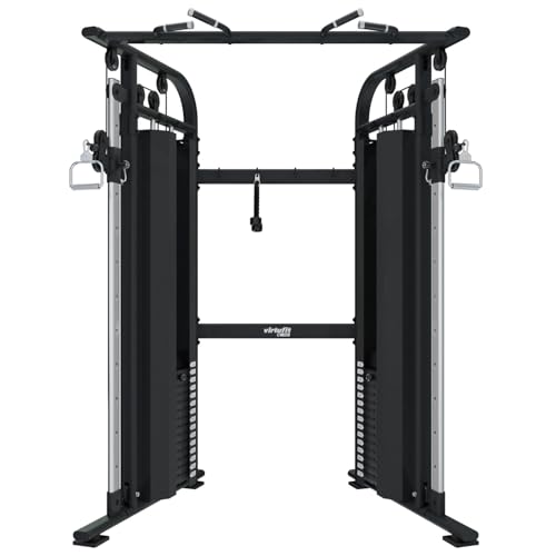 VirtuFit CC100 Kabelzug-Crossover – zweifach verstellbare Seilrolle – Funktionstrainer