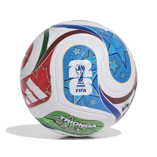 Adidas World Cup League Ball Ball für Unisex-Erwachsene, Weiß, 5 EU