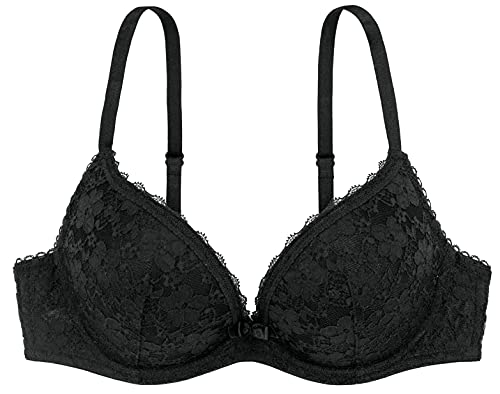 Dorina Damen Sonia-2pp Push up BH, Mehrfarbig (Schwarz/Weiß V00), 75A EU