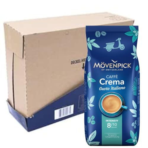Mövenpick Caffè Crema Gusto Italiano Intenso 4x1000g (4000g) - Kaffee Crema