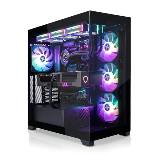 SYSTEMTREFF High-End Gaming PC Intel Core i9-14900KF 24x6GHz | Nvidia RTX 5070 12GB DX12 | 2TB M.2 NVMe | 64GB DDR5 RAM | Windows 11 | Desktop Computer Rechner für Gamer, Zocker & Streamer