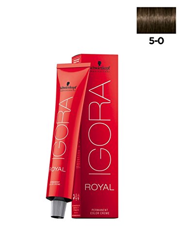 Schwarzkopf IGORA Royal Premium-Haarfarbe 5-0 hellbraun, 1er Pack (1 x 60 g)