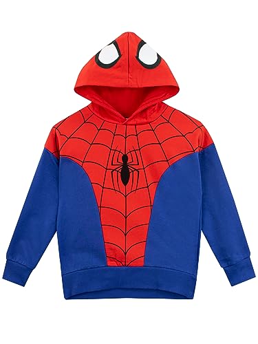 Marvel Kapuzenpullover | Spiderman Kapuzenpullover Kinder | Hoodies Für Jungs Rot 128