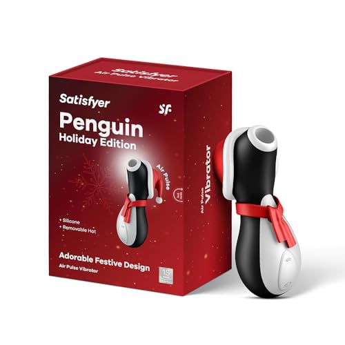 Satisfyer Penguin Holiday Edition | Air Pulse Technology | 11 verschiedene Intensitäten | Wiederaufladbarer Akku | Wasserdicht (IPX7) | Sex-Spielzeug Vibrator aus hautfreundlichem Silikon