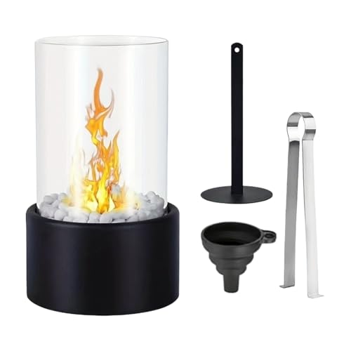 Xijobido Tisch Kamin für die Verwendung in Innenräumen - Bioethanol Kamin Für Das Zuhause - Tischwärmer Für Das Schlafzimmer,Für Zuhause Schlafzimmer Außenbereich Büro Ecke Terrasse Balkon