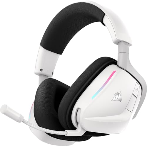 Corsair Void v2 Wireless Gaming-Headset mit Bluetooth für PC, PS5, PS4, Switch & Mobil – Dolby Atmos, Duale Wireless-Multiplattform, Langlebige Batterie, Schnellladen – Dual Tone