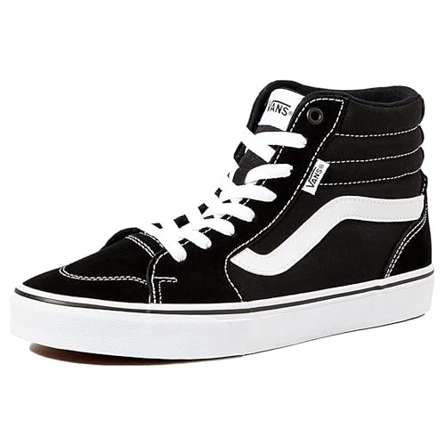 Vans Damen Filmore Hi Sneaker, Suede Canvas Black White, 39 EU