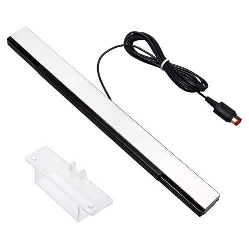 Inajoke Sensorleiste für Wii und Wii U Konsole, Ersatz Infrarot LED Sensor Bar mit 2M Kabel, Hohe Präzision, Einfache Installation, Kompatibel mit Nintendo Wii Remote Controller