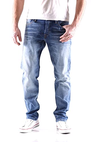 JACK & JONES Male Tapered Fit Jeans JJIMIKE JJORIGINAL JOS 411 NOOS Tapered Fit Jeans