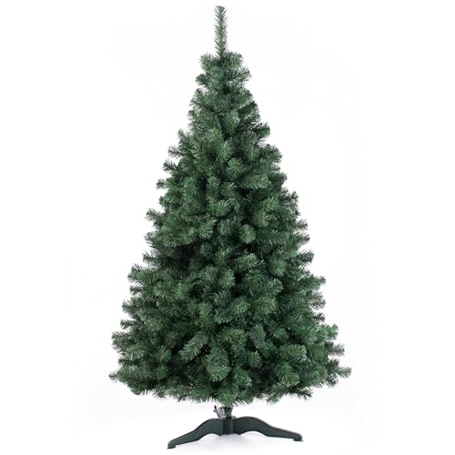Künstlicher Weihnachtsbaum 220 cm Grün Tannenbaum Christbaum Tanne Unecht Weihnachtsdeko DecoKing Lena