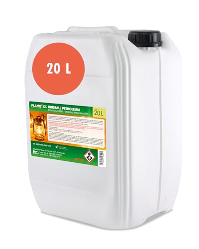 Höfer Chemie FLAMBIOL Gereinigtes Petroleum 1 x 20L Heizöl - Entaromatisierte Qualität - Für Campingheizung, Petroleumlampe & Grillanzünder - Rußfreie Verbrennung