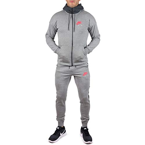 Nike Air NSW Herren-Trainingsanzug-Set, grau, L