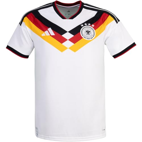 adidas Germany Deutschland Home Trikot Jersey (DE/NL/SE/PL, Alphanumerisch, L, Regular, Regular, White)