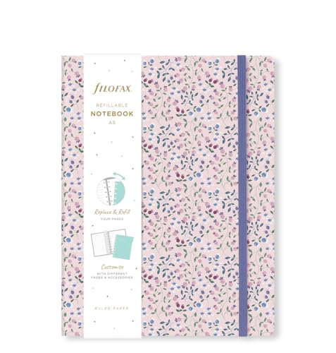 Filofax Meadow A5 Notebook Pink