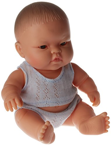 Paola Reina – Liebespuppe klein Asiatischer Junge, Unterwäsche Blau – Collection Die Gordis Unterwäsche