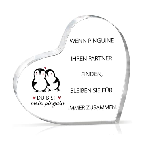 FANAOREN Valentinstag-Geschenk für Ihn Sie Gravur Acrylplakette Ich Liebe Dich Geschenke Hochzeitstag Geschenke für Frauen Männer Partner Geschenke Paar Geschenke Jahrestag Geschenk für Ihn Sie