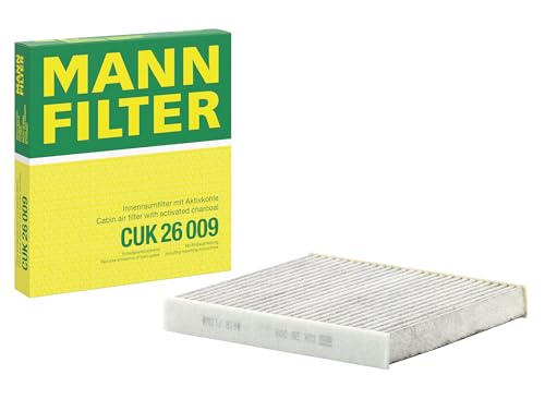 MANN-FILTER CUK 26 009 Innenraumfilter/Kabinenluftfilter - Pollenfilter mit Aktivkohle - für Pkw + Transporter